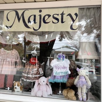 Little Majesty - Front window display - Children's Clothing Near Me - Medford, New Jersey Little Majesty - Front window display - Children's Clothing Near Me - Medford, New Jersey