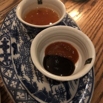 Anh and Chi - Fish sauce, hoisin sauce and siracha sauce. - Vietnamese Near Me - Vancouver, British Columbia