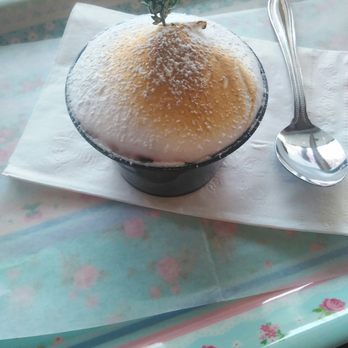 Fuji Bakery - This was $3.50. It had whipcream, a raspberry sauce, and creme brulee. - Bakeries Near Me - Seattle, Washington