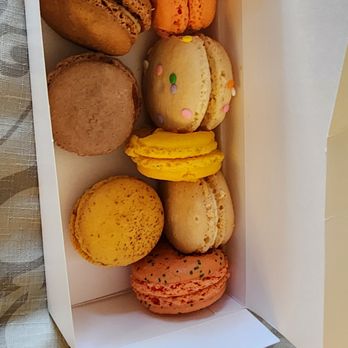 Le Macaron French Pastries - They got a little jostled walking around St George Street, but I loved them all. - Coffee & Tea Near Me - St. Augustine, Florida Le Macaron French Pastries - They got a little jostled walking around St George Street, but I loved them all. - Coffee & Tea Near Me - St. Augustine, Florida