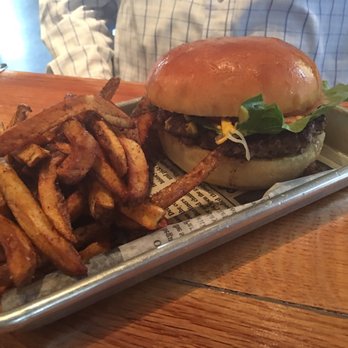 ForkLift Restaurant - Steak Burger with Fries. - Southern Near Me - Tupelo, Mississippi