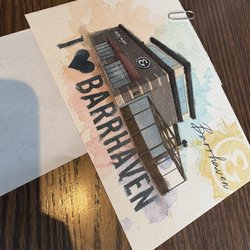 Post card with the bill