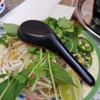 Saigon Fast Food - Fresh greens for the beef pho - Vietnamese Near Me - Greenville, South Carolina