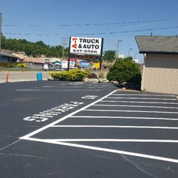 A-1 Truck & Auto - Asphalt refinished and new striping.