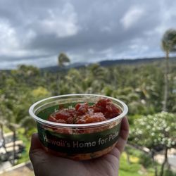 Spicy poke from Foodland. This was $8.25.