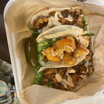 Pier 30 Bar and Grill - Paid for 7 tacos and got 6. Super bummed after a day at the beach and trying a new spot but the rice and beans were good. - Seafood Near Me - Freeport, Texas