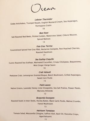 Menu photo 1 Ocean Restaurant Kennebunkport, ME