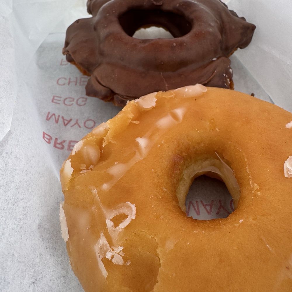 Donut Time - Chocolate glazed old-fashioned and glazed raised - Donuts Near Me - Sacramento, California Donut Time - Chocolate glazed old-fashioned and glazed raised - Donuts Near Me - Sacramento, California