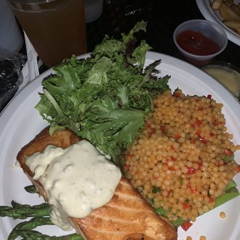 Harlem Tavern - Salmon, Asparagus and Cous cous - Pubs Near Me - New York, New York Harlem Tavern - Salmon, Asparagus and Cous cous - Pubs Near Me - New York, New York