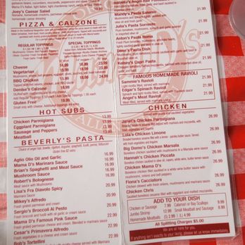 Mama D's Italian Kitchen - Menu - Italian Near Me - Hermosa Beach, California