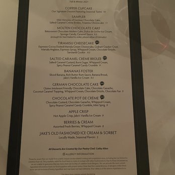 Copper Door - Save room bc you NEED to have dessert - New American Near Me - Bedford, New Hampshire