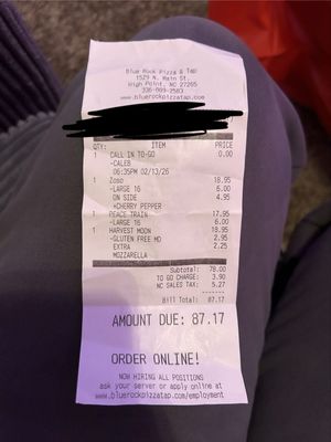 Blue Rock Pizza And Tap by null