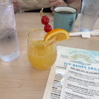 The Banks Grill - Tropical Mimosa - Seafood Near Me - Morehead City, North Carolina The Banks Grill - Tropical Mimosa - Seafood Near Me - Morehead City, North Carolina