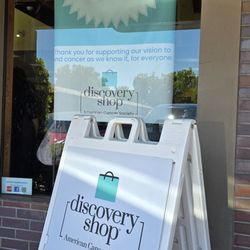 American Cancer Society Discovery Shop - Welcome sign