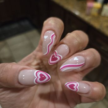Chloe's Studio Nails - Builder Gel - Valentine's Day - Nail Technicians Near Me - Garden Grove, California