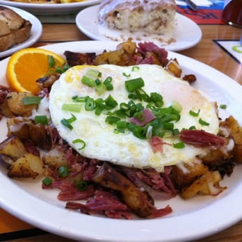 Beach Break Cafe - Corned Beef Hash - Breakfast & Brunch Near Me - Oceanside, California Beach Break Cafe - Corned Beef Hash - Breakfast & Brunch Near Me - Oceanside, California