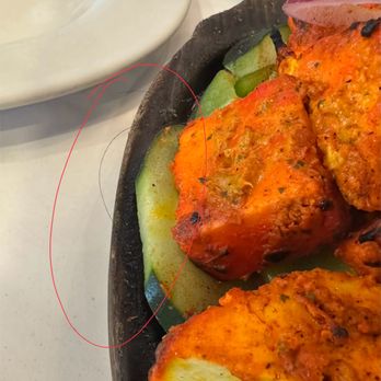 Chaat Bhavan - Tandoori Cajun Paneer Tikka with a touch of hair - Indian Near Me - Fremont, California