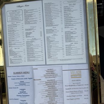 Villagio - Menu - Italian Near Me - Sunrise, Florida Villagio - Menu - Italian Near Me - Sunrise, Florida