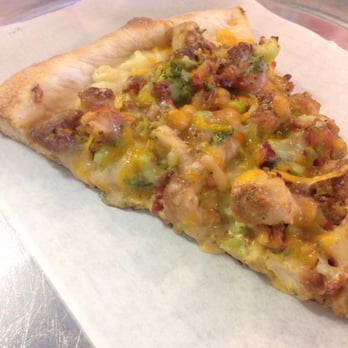 Naples At The Warehouse - Chicken cheddar slice ($3.25) - Pizza Near Me - Mullica Hill, New Jersey Naples At The Warehouse - Chicken cheddar slice ($3.25) - Pizza Near Me - Mullica Hill, New Jersey