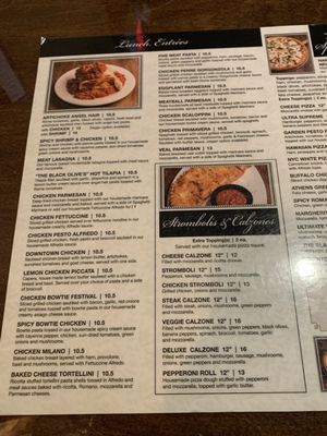 Menu photo 1 The Black Olive Johnson City, TN