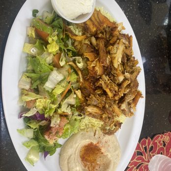 King Falafel And Grill 2 - Chicken Shawarma Plate - Mediterranean Near Me - Upland, California King Falafel And Grill 2 - Chicken Shawarma Plate - Mediterranean Near Me - Upland, California