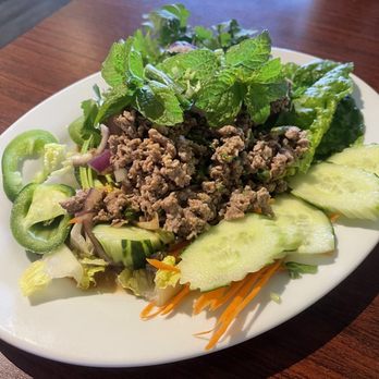 Thai Bite Of Fusion - L2. Larb Salad (eaten with sticky rice) - Asian Fusion Near Me - Aurora, Colorado