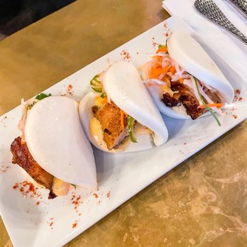 State Lunch - Pork Belly Steamed Bao Buns - SO GOOD - Comfort Food Near Me - Augusta, Maine
