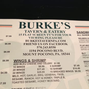 Burke's Tavern - American Near Me - Mount Pocono, Pennsylvania