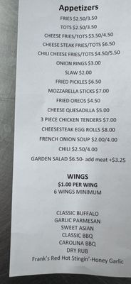 Menu photo 1 Cheese Steaks Crystal City, MO