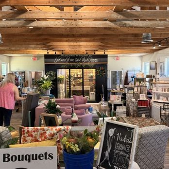 The Floral Boutique - A picture of the whole store pretty much I even got a little shot of the five dollar bouquets in the blue bucket - Florists Near Me - DeLand, Florida