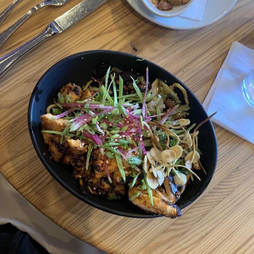 Cappyccino's - Salmon bowl special - New American Near Me - San Antonio, Texas