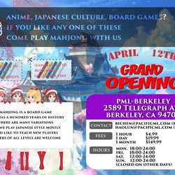 Pacific Mahjong League - Grand Opening
