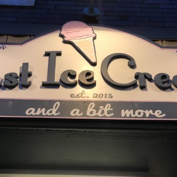 Just Ice Cream and a bit more - a neon sign - Ice Cream & Frozen Yogurt Near Me - Brewster, Ohio