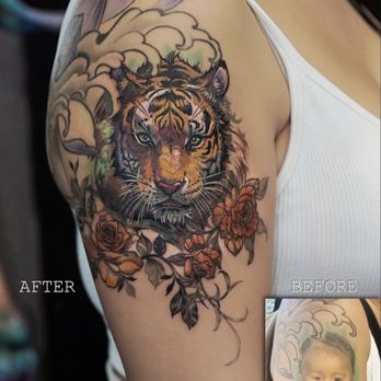 MODO Ink Tattoo - Cover-up tattoo. We accept custom designs. - Tattoo Near Me - Orange, California