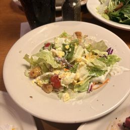 House Salad with bleu cheese dressing