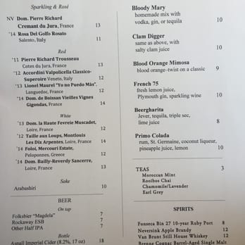 The Good Fork Pub - Drink menu - Pubs Near Me - Brooklyn, New York