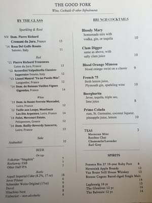 Menu photo 4 The Good Fork Pub Brooklyn, NY Menu photo 4 The Good Fork Pub Brooklyn, NY