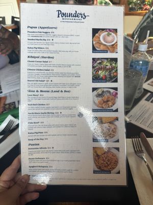 Menu photo 5 Pounders Restaurant Laie, HI