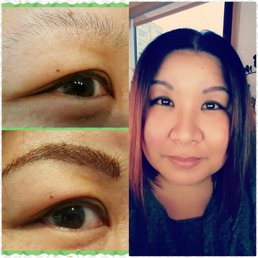 Before, after 1st procedure and about 1.5 months after my touch up. Love that I don't have to  fill my brows in.