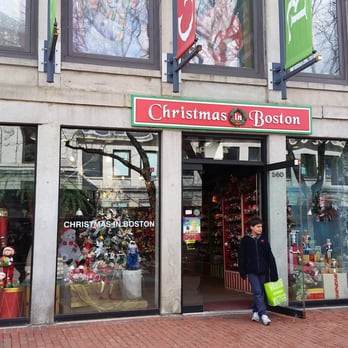 Christmas and city - Store front - Christmas Trees Near Me - Boston, Massachusetts