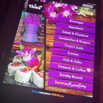 El Tiesto Cafe Miami - iPad menu - Dominican Near Me - Miami, Florida