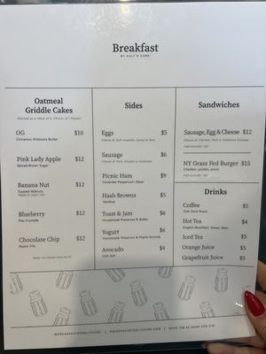 Menu photo 5 Breakfast by Salt’s Cure Brooklyn, NY Menu photo 5 Breakfast by Salt’s Cure Brooklyn, NY