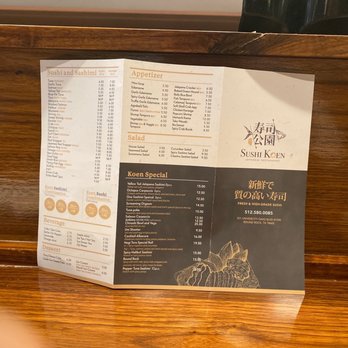 Sushi Koen - Covid menu - Japanese Near Me - Round Rock, Texas Sushi Koen - Covid menu - Japanese Near Me - Round Rock, Texas