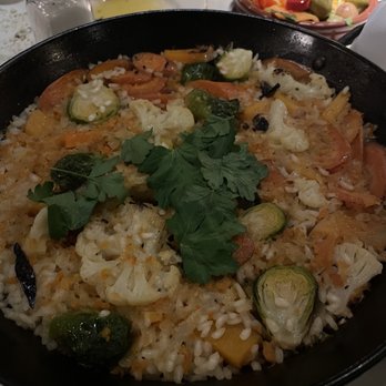 Barcelona Wine Bar - Paella Verduras (vegan) - Spanish Near Me - Cambridge, Massachusetts