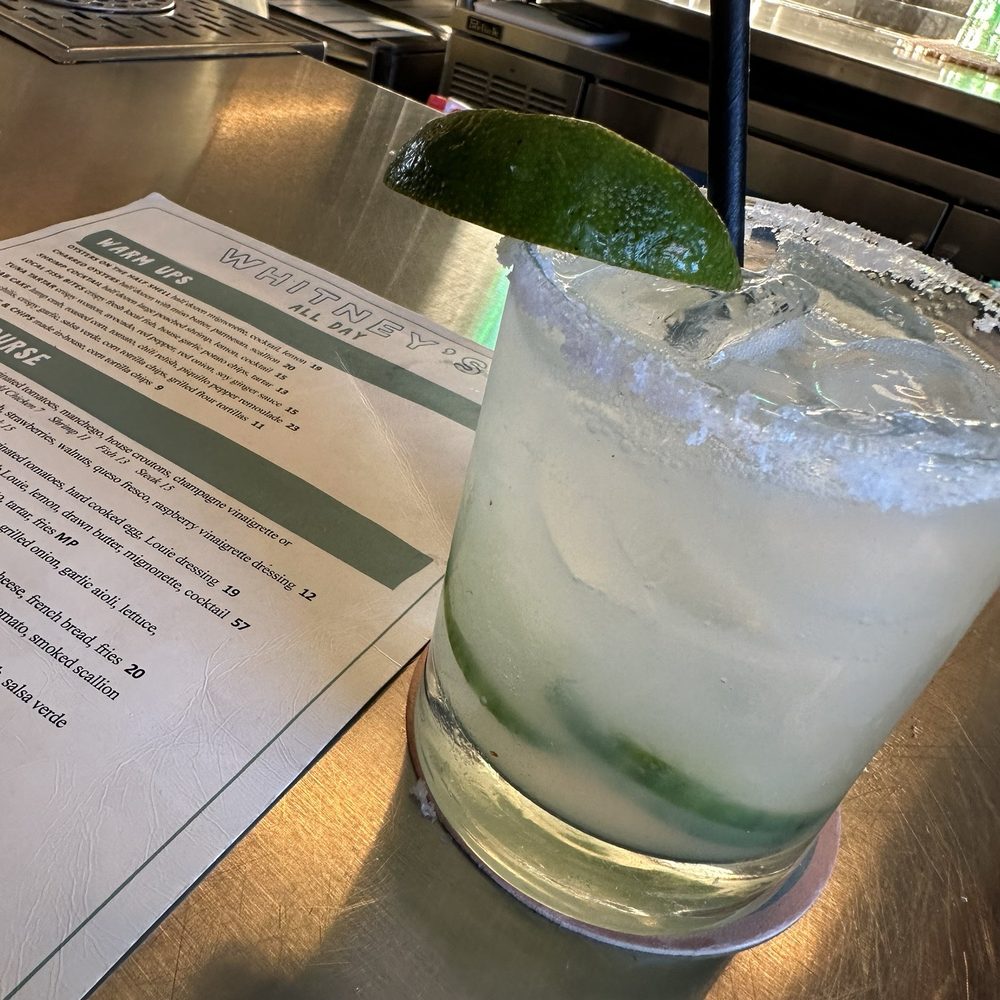 Whitney's - Cucumber Margarita, so refreshing! - Bars Near Me - Longboat Key, Florida Whitney's - Cucumber Margarita, so refreshing! - Bars Near Me - Longboat Key, Florida