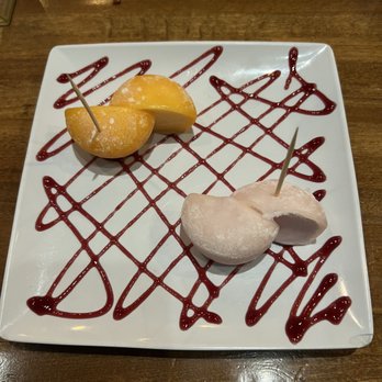 Kazuki Sushi - Mochi ice cream mango and strawberry - Sushi Bars Near Me - Los Angeles, California Kazuki Sushi - Mochi ice cream mango and strawberry - Sushi Bars Near Me - Los Angeles, California