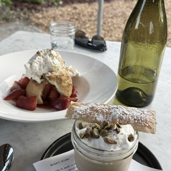 Home - Strawberry shortcake and coffee panna cotta. Def get both! - New American Near Me - Soquel, California Home - Strawberry shortcake and coffee panna cotta. Def get both! - New American Near Me - Soquel, California