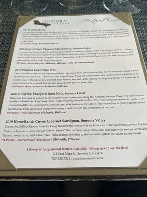 Sojourn Cellars by null