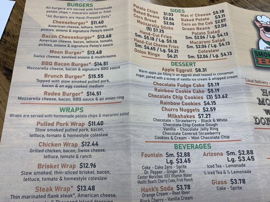 Menu photo 1 Smoke Shack BBQ Center Moriches, NY Menu photo 1 Smoke Shack BBQ Center Moriches, NY