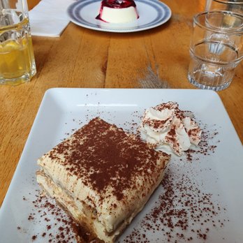 Popine - The desserts: Tiramisu and pana cota. Both delicious! - Bistros Near Me - Paris, 75 Popine - The desserts: Tiramisu and pana cota. Both delicious! - Bistros Near Me - Paris, 75